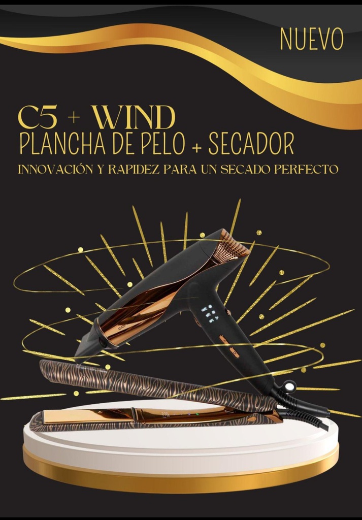 PLANCHA C5 Y Y SECADOR WIND